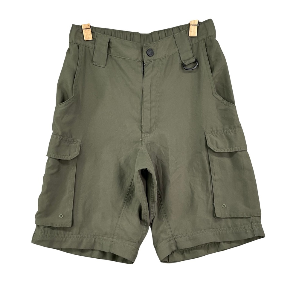 Boy Scouts of America Cargo Shorts Mens XS Green Uniform Switchbacks Relaxed Fit